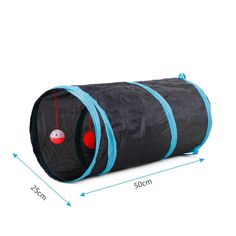 5/4/3Holes Cat Tunnel Tube Funny Kitten Toys Foldable Toys For Cat Interactive Cat Training Rabbit Animal Play Games Pet Product