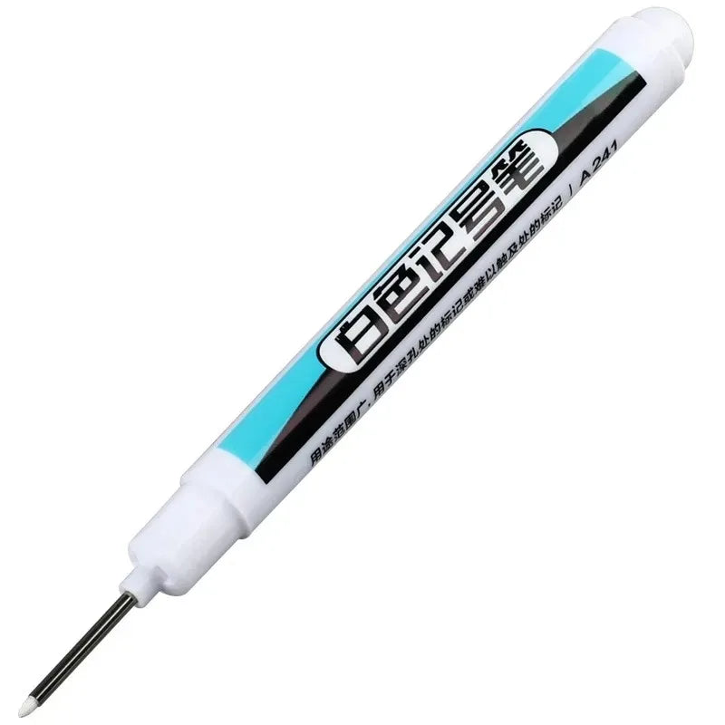 20Pcs White Ink Permanent Marker Pens Set 0.7/1.0/2.5/45MM Markers Paint Pen for Plastic Leather Glass Stone Metal Art Supplies