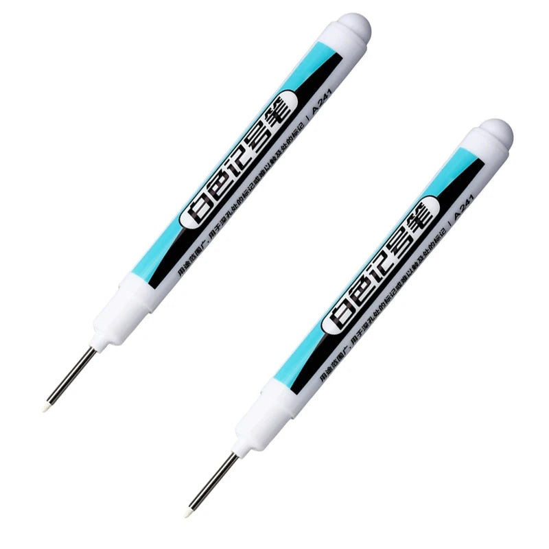 20Pcs White Ink Permanent Marker Pens Set 0.7/1.0/2.5/45MM Markers Paint Pen for Plastic Leather Glass Stone Metal Art Supplies