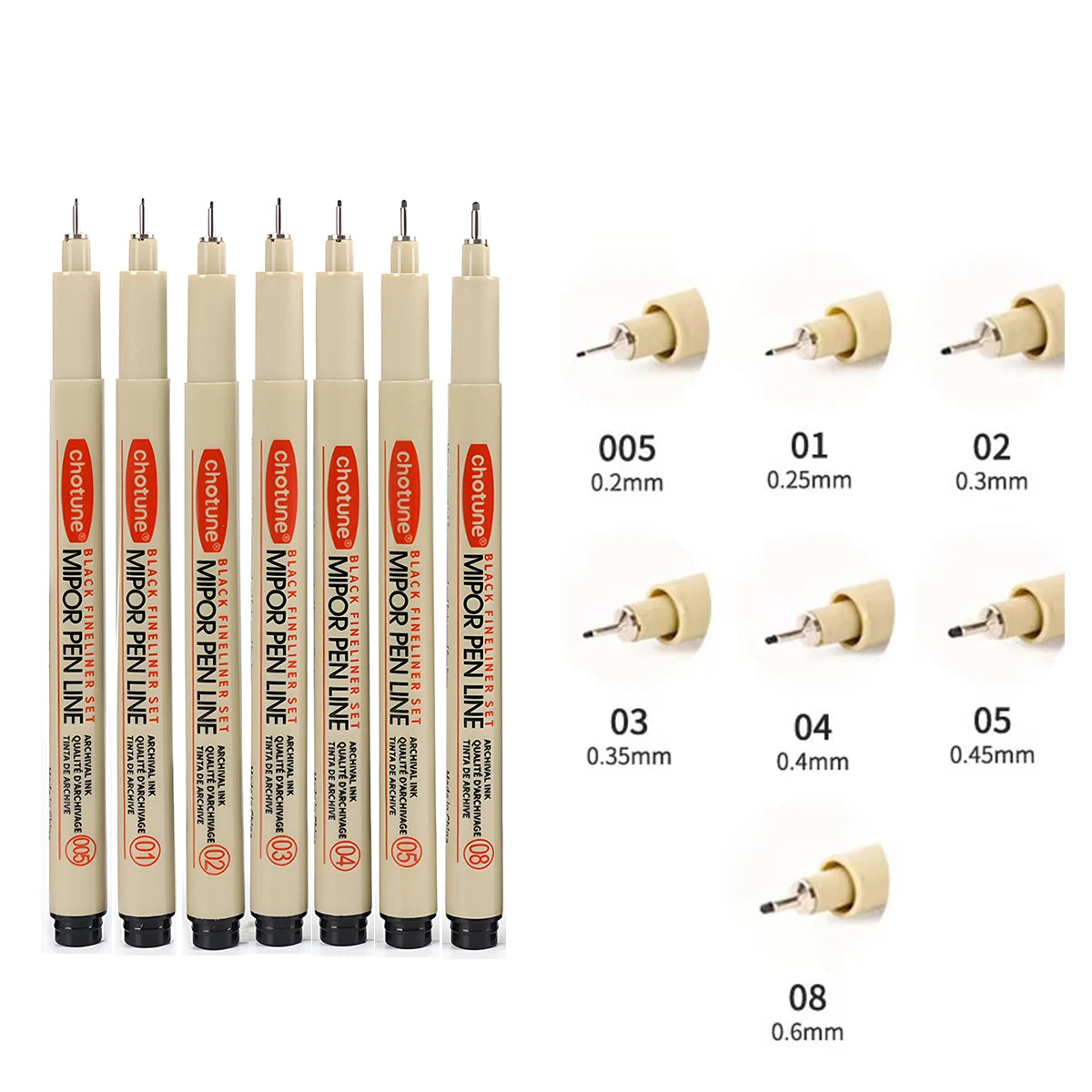 Manga Markers Needle Pen Art Hand-painted Hook Line Pen Sketch Pens Stationery Set Art Supplies School Supplies Art Sakura Pen