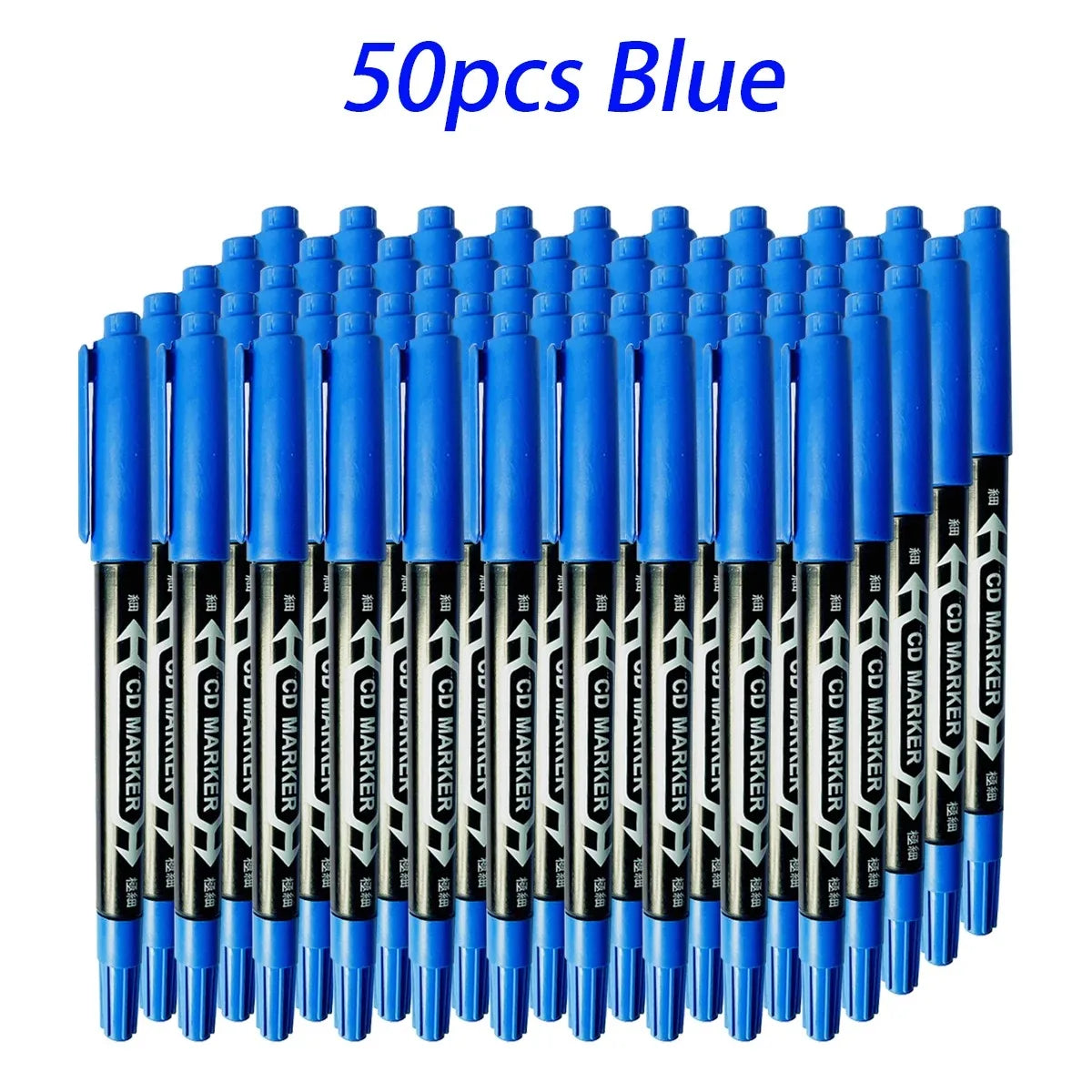 10 PCS Permanent Markers Pens Manga Waterproof Double Sided Colored Oily Ink Sketch Painting Art School Supplies Stationery