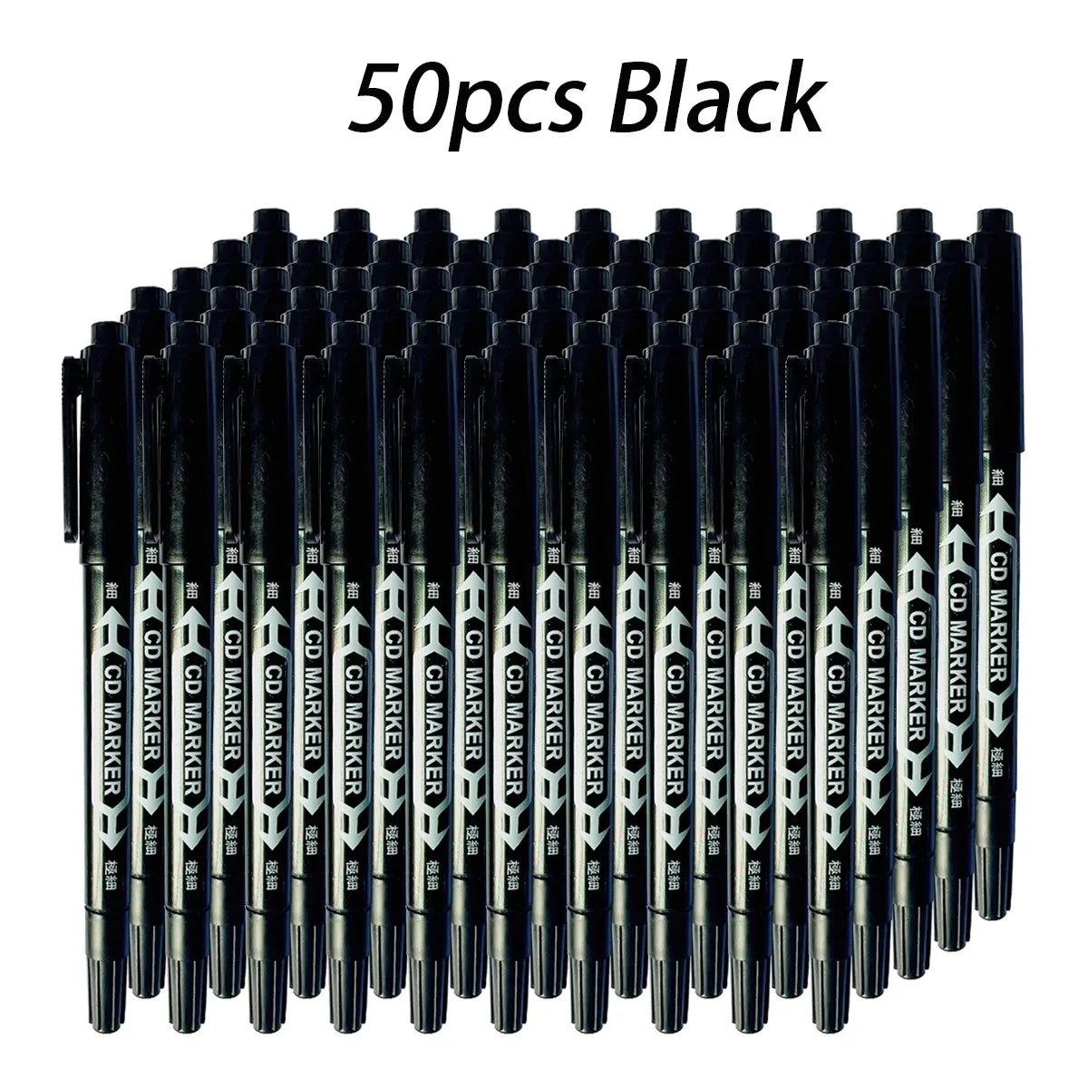 10 PCS Permanent Markers Pens Manga Waterproof Double Sided Colored Oily Ink Sketch Painting Art School Supplies Stationery
